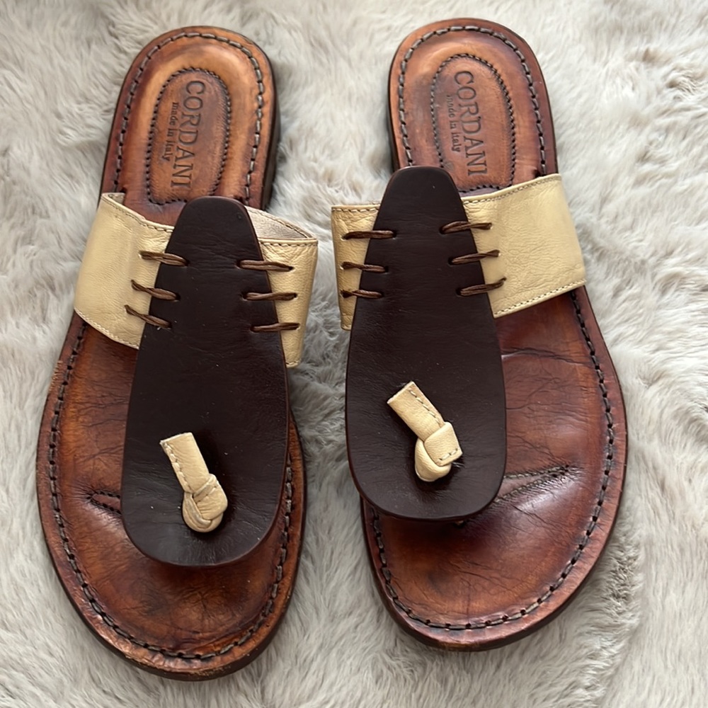 Cordani Leather Sandals